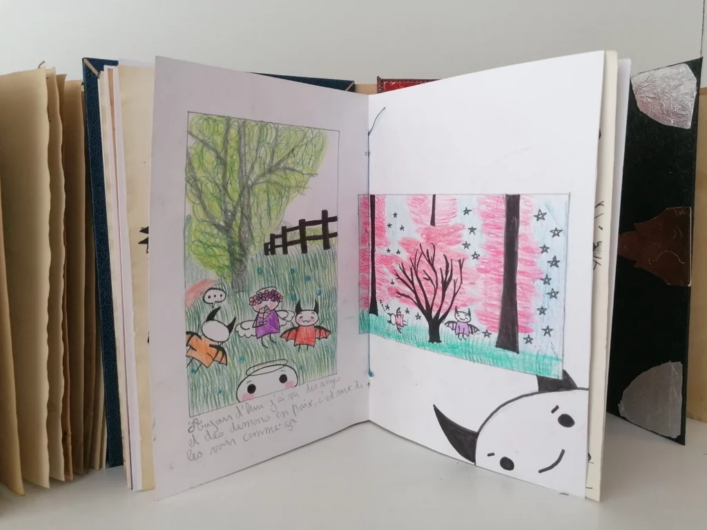 carnet de voyage ados , cours de dessin et peinture en nature sur Rezé, Nantes